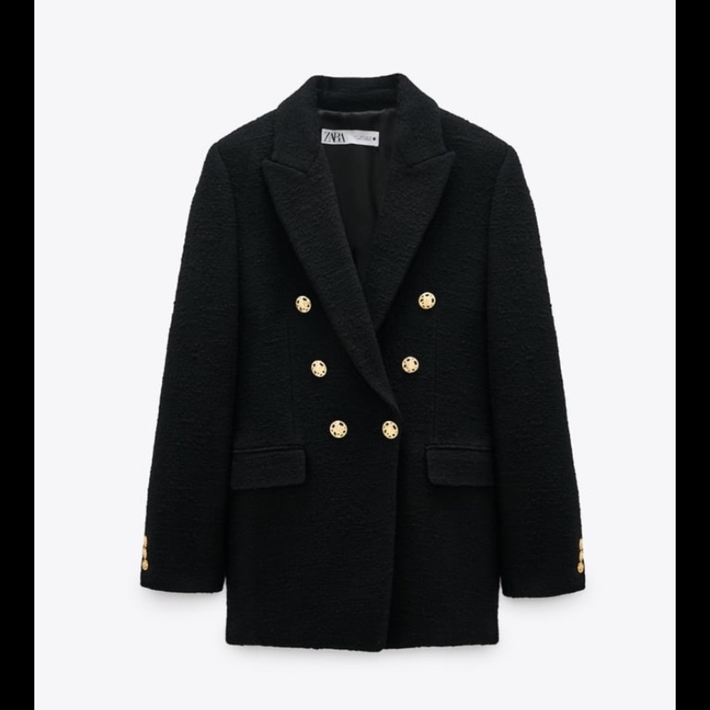 Zara textured weave jacket